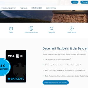 25€ Startguthaben bei Barclays- Card