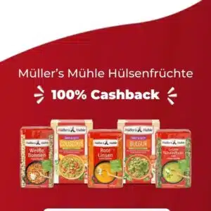 Gratis über Scondo Müllers Mühle Hülsenfrüchte ab 15.01.2024