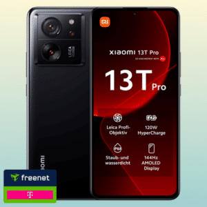 📱 Xiaomi 13T Pro (1TB) für 99€ + Gratis Xiaomi Smart Blender + 20GB LTE Telekom Allnet für 19,99€/Monat + 50€ Wechselbonus (Telekom green LTE)