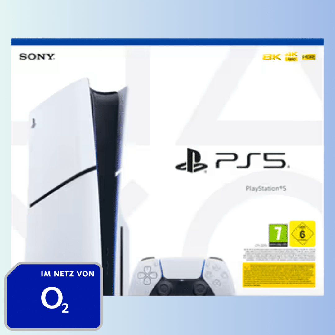 Thumbnail 💥 PlayStation 5 für einmalig 4,95€ + 25GB 5G/LTE Allnet für 29,99€/Monat + +5GB/Jahr + Doppelkarte mgl. (o2 Mobile M)