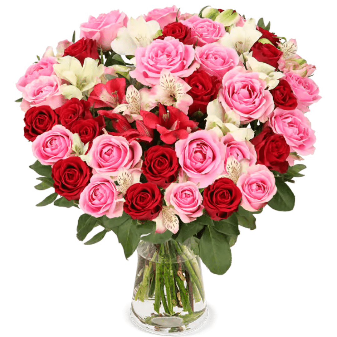 Thumbnail 💐 Blumenstrauß „Rosenwunder“ 20 Stiele &amp; bis zu 40 Blüten - nur 27,48€