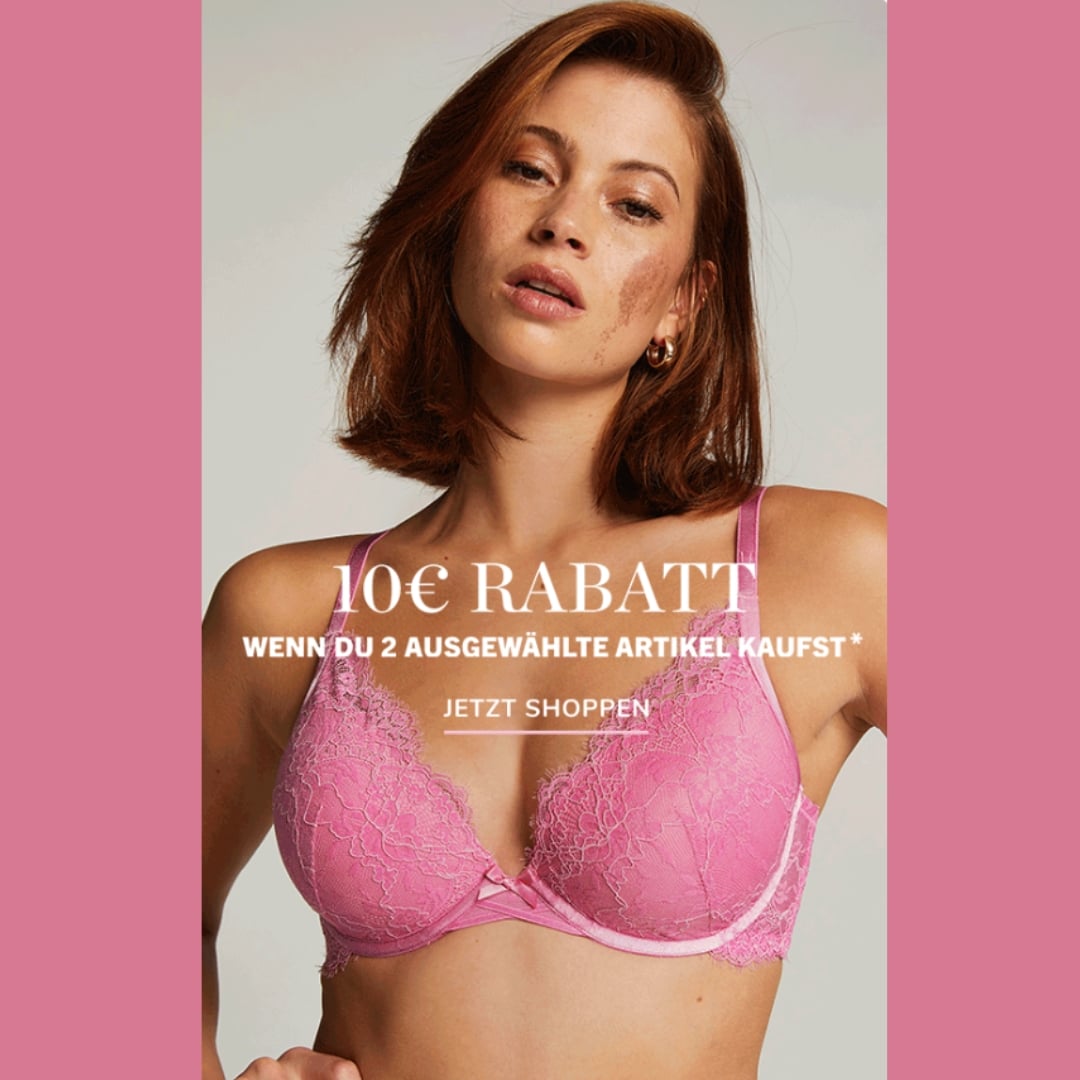 🛍️ Hunkemöller: 10€ Rabatt ab 2 Artikeln