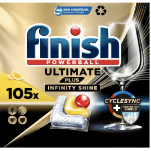 105x Finish Ultimate Plus Infinity Shine Citrus Spülmaschinentabs für 14,19€ - 14 Cent pro Tab