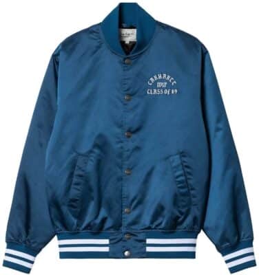 Carhartt WIP Class Of 89 Bomber Jacket Blau