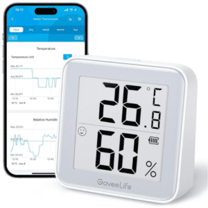 GoveeLife Bluetooth Thermometer Hygrometer H5105 für 11,99€ (statt 23,99€)