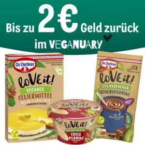 🤩 Gratis Testen - Dr. Oetker 2 € Cashback - im Veganuary 2024