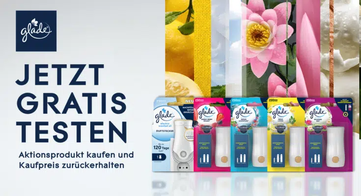 🍋 GRATIS: Glade Düfte kostenlos testen (Duftstecker & Minisprays)