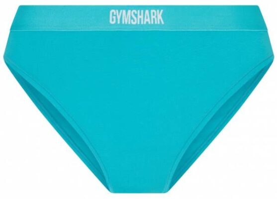 Gymshark Damen Baumwolle Fitness Slip Türkis