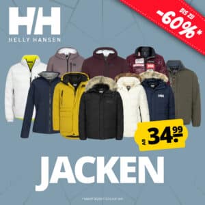 🧥 Helly Hansen Sale: bis zu 60% Rabatt auf viele Jacken