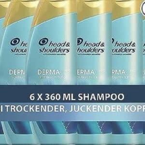 Head &amp; Shoulders DERMAXPRO Hydra Pflege, Anti-Schuppen Shampoo Herren 6x 360 ml für 18,18€ (statt 47€)