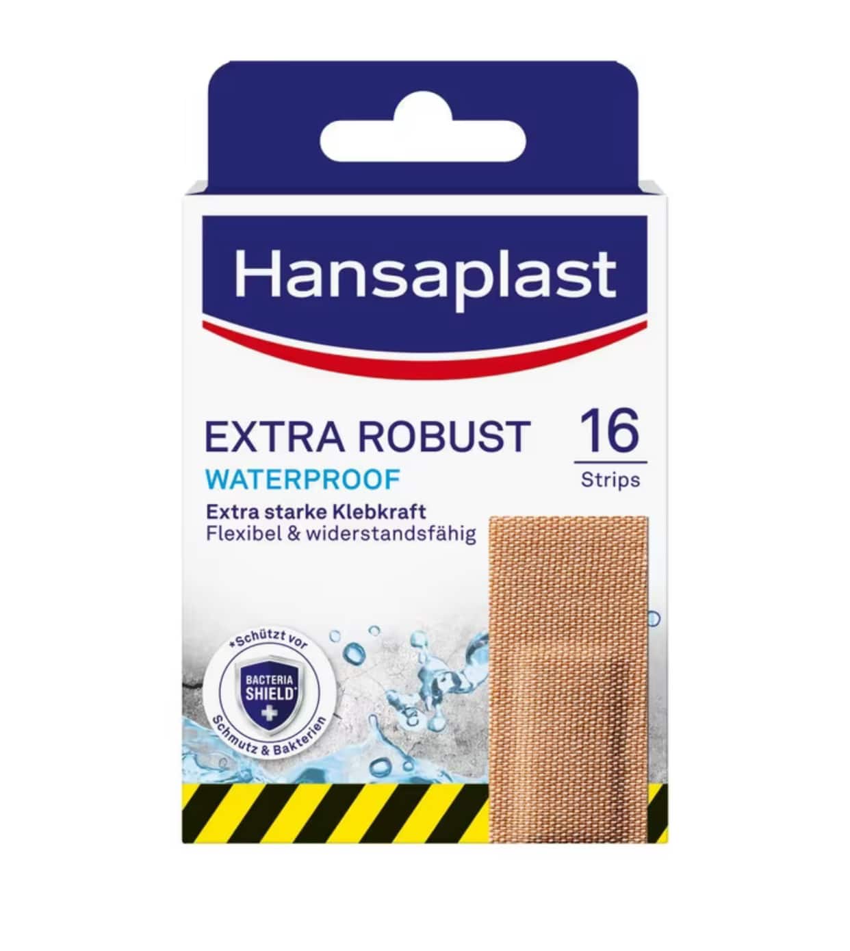 Hansaplast extra Robust Wasserfeste Strips 16 Strips
