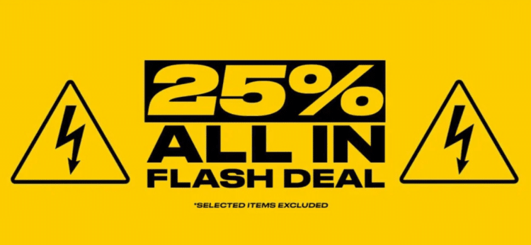 Kickz: 25% Rabatt auf fast alles im All In Flash Deal