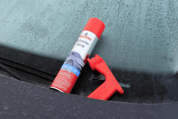 🥶 NIGRIN Entfroster Spray, Enteiser für Autoscheiben, Jumbo Dose