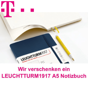 GRATIS Notizbuch von LEUCHTTURM1917 bei Telekom Magenta Moments + 5,95€ Versandkosten
