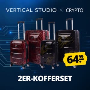 VERTICAL STUDIO Reiseprodukte im Sale z.B. CRYPTO "Bull Run" Koffer 2er-Set für 64,99€