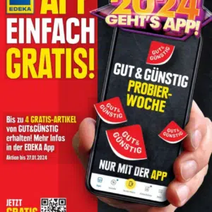 Edeka Nordbayern-Sachsen-Thüringen: 4 gratis Artikel