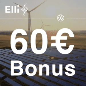 ⚡️ Elli: zu Volkswagen Naturstrom wechseln + 60€ Bonus abstauben – nur noch heute