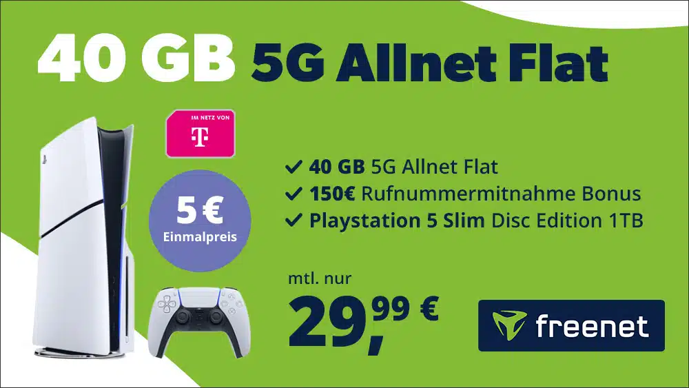 PS5 inkl. Telekom-Tarif im Detail.