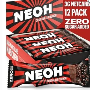 NEOH Zero Zucker Schokoladen-Knusperriegel 12er Pack - Amazon Prime Spar-Abo - ab 9,50 € statt 20,89 €
