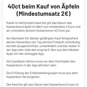 2 kg Äpfel für €1,89 Dank Smhaggle und Penny Angebot