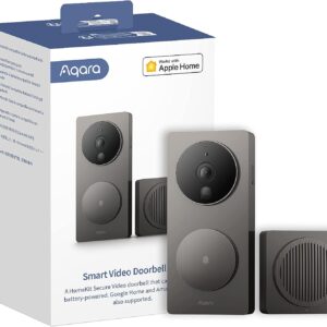 Aqara Smarte Video-Türklingel G4 (inkl. Klingel), 1080p FHD HomeKit Secure -Kamera