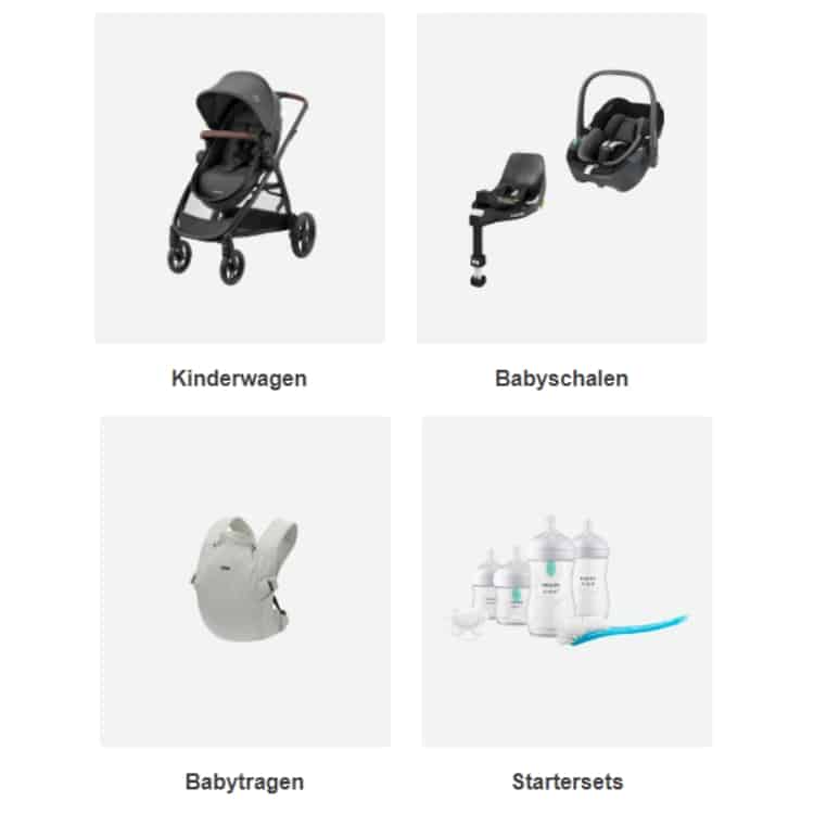 Thumbnail Babymarkt: Bis zu 50€ Rabatt auf die Erstausstattung