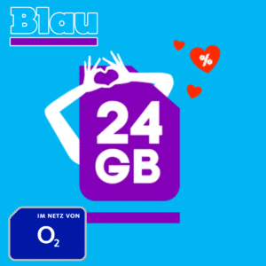 Letzte Chance 🚀 Blau Allnet XL + 24GB LTE Allnet für 9,99€/Monat + 0€ AG (o2-Netz)