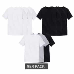 👕 Watson's Herren Basic T-Shirts aus Bio Baumwolle 9er Pack