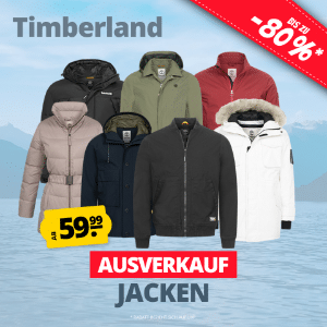 SportSpar: Bis zu 80% Rabatt auf Timberland Jacken