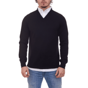 🤩 CityComfort Herren Pullover mit V-Ausschnitt, Business-Sweater mit Button-Down Hemd-Einsatz für 15,98€ (statt 35€)
