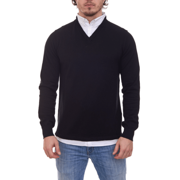 Thumbnail 🤩 CityComfort Herren Pullover mit V-Ausschnitt, Business-Sweater mit Button-Down Hemd-Einsatz für 15,98€ (statt 35€)