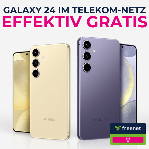 Thumbnail HAMMER! 🔨 Samsung Galaxy S24 (128GB) für 49€ + 50€ Wechselbonus + 20GB LTE Allnet für 24,99€/Monat (Telekom green LTE)