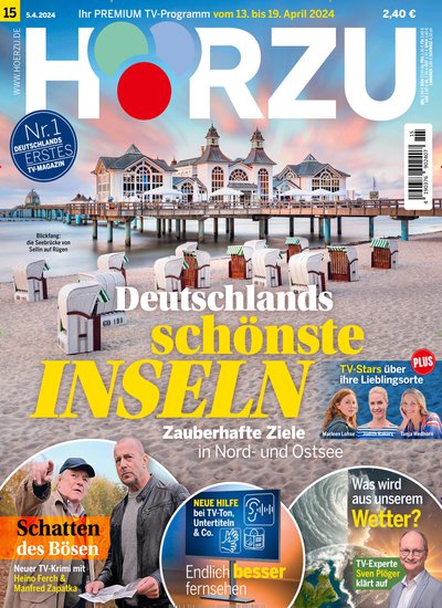 Hoerzu Ausgabe mit Deutschlands schoensten Inseln auf dem Cover