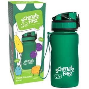 schmatzfatz Trinkflasche Auslaufsicher - 350ml, Grün für 8,39€ (statt 11,99€)