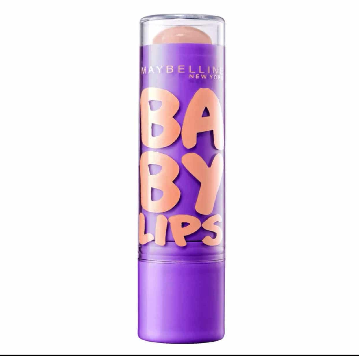 Maybelline New York Lippenpflege, Feuchtigkeitsspendender Pflegebalsam mit  LSF20, Baby Lips, Peach Kiss, 5 gfür 1,46€(statt 2,79€)