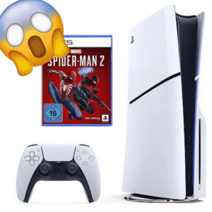 Preisfehler! 🔥 Sony PlayStation 5 Slim Konsole + Spider-Man 2 - Disc Version nur 469€ (statt 544€)