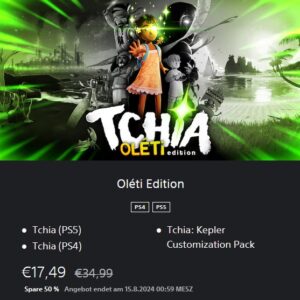 Tchia - Open-World-Adventure - Oléti Edition (PS4/PS5) für 13,99€ (statt 22,99€)