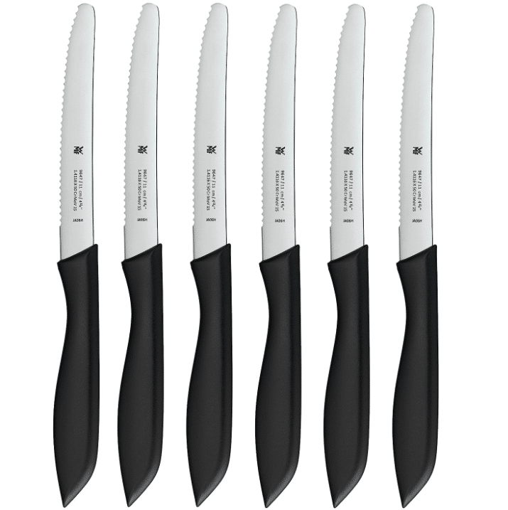 🔪 WMF Classic Line Brotzeitmesser: 6-teiliges Set für 18,38€ ✔️ in Schwarz