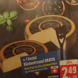 1koziol Küchenfreund gratis beim Kauf von Kaltbach Käse (ab250g) bei Edeka (Nordbay.-Sachsen-Thür.)