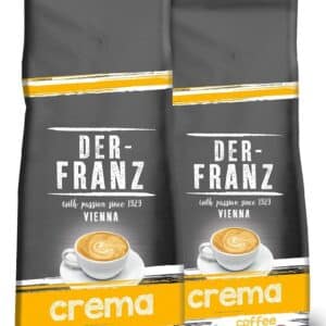 Der-Franz Crema Kaffee 2 x 500 g