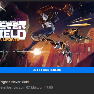 Kostenloses PC-Game bei Epic: Aerial_Knight's Never Yield