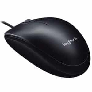 Logitech M90 Maus mit Kabel (1000 DPI, 3 Tasten, Links- und Rechtshänder)