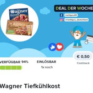 50ct auf Wagner TK-Kost mit marktguru