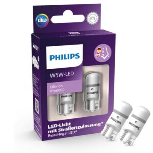 💡 Philips Ultinon Pro6000 W5W T10 LED-Fahrzeugbeleuchtung