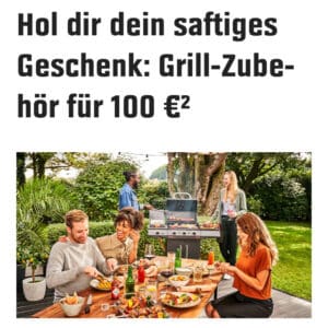 gratis Zugabe Grillzubehör im Wert von 100€ zu Char-Broil TRU-Infrared Grill MEW 299€ Obi