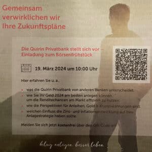 Börsen Frühstück (lokal Stuttgart)