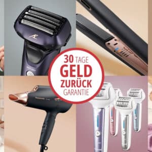 gratis Panasonic Rasierer Epilierer Haartrockner Haarglätter 30 Tage testen