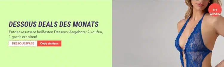 Amorelie: Bis zu 50% im Dessous-Sale + 3-für-2 Aktion