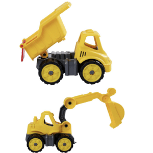 🚧 BIG Power Worker Mini Set - Bagger und Kipper