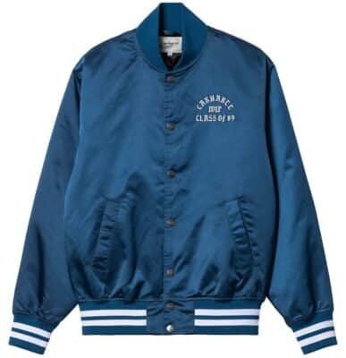 Carhartt WIP Class Of 89 Bomber Jacket Blau